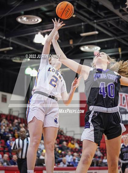 Thumbnail 1 in Spring Creek vs. Lowry (NIAA Class 3A State Girls Final) photogallery.