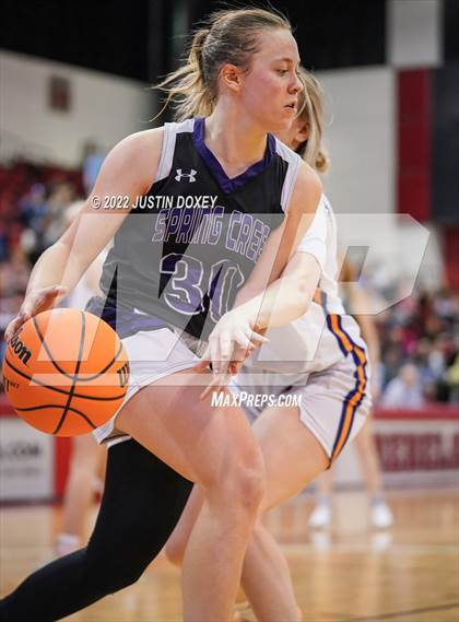 Thumbnail 3 in Spring Creek vs. Lowry (NIAA Class 3A State Girls Final) photogallery.