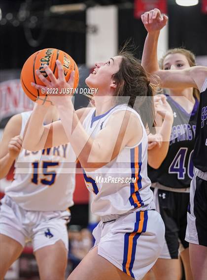 Thumbnail 1 in Spring Creek vs. Lowry (NIAA Class 3A State Girls Final) photogallery.