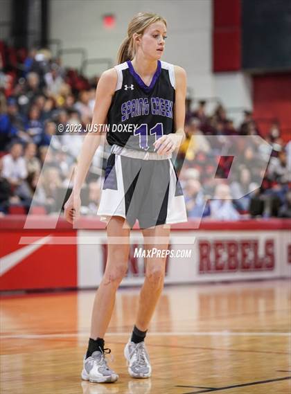 Thumbnail 1 in Spring Creek vs. Lowry (NIAA Class 3A State Girls Final) photogallery.