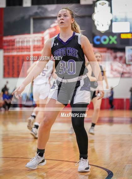 Thumbnail 2 in Spring Creek vs. Lowry (NIAA Class 3A State Girls Final) photogallery.