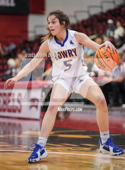 Thumbnail 1 in Spring Creek vs. Lowry (NIAA Class 3A State Girls Final) photogallery.