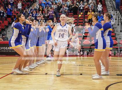 Thumbnail 2 in Spring Creek vs. Lowry (NIAA Class 3A State Girls Final) photogallery.