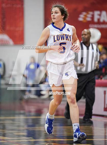Thumbnail 3 in Spring Creek vs. Lowry (NIAA Class 3A State Girls Final) photogallery.