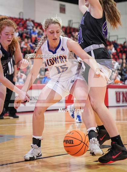 Thumbnail 2 in Spring Creek vs. Lowry (NIAA Class 3A State Girls Final) photogallery.