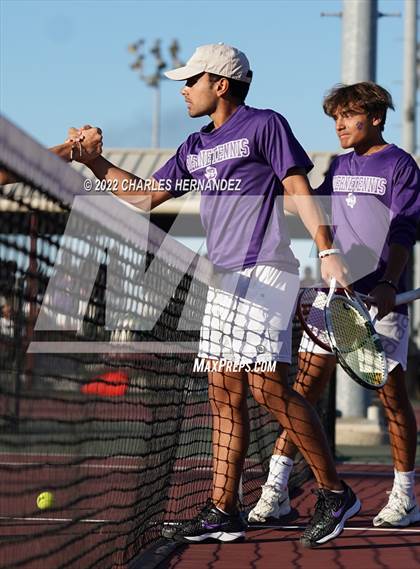 Thumbnail 3 in Randall vs Boerne (UIL 4A Team Tennis Final) photogallery.