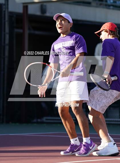 Thumbnail 2 in Randall vs Boerne (UIL 4A Team Tennis Final) photogallery.