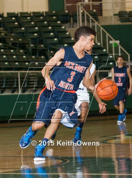 Thumbnail 2 in Flower Mound vs. McKinney North (Prosper ISD Tournament) photogallery.