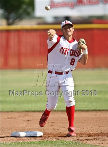 Thumbnail 1 in Centennial vs. Madera (CIF CS D1 Playoffs) photogallery.