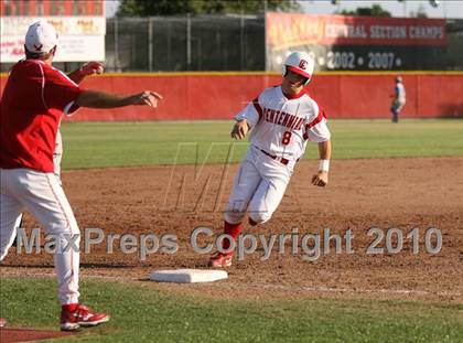 Thumbnail 1 in Centennial vs. Madera (CIF CS D1 Playoffs) photogallery.