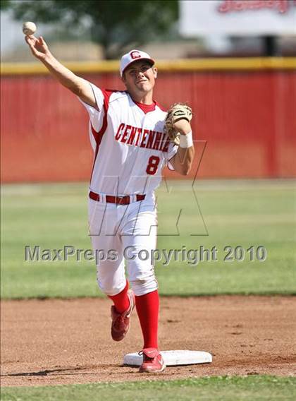 Thumbnail 3 in Centennial vs. Madera (CIF CS D1 Playoffs) photogallery.