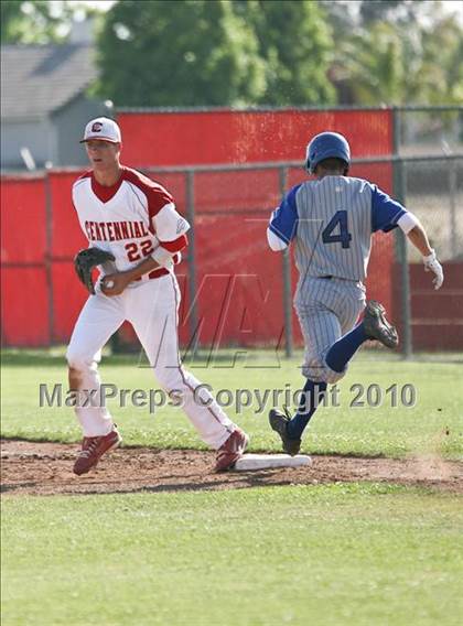 Thumbnail 3 in Centennial vs. Madera (CIF CS D1 Playoffs) photogallery.
