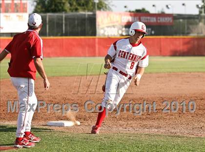 Thumbnail 2 in Centennial vs. Madera (CIF CS D1 Playoffs) photogallery.