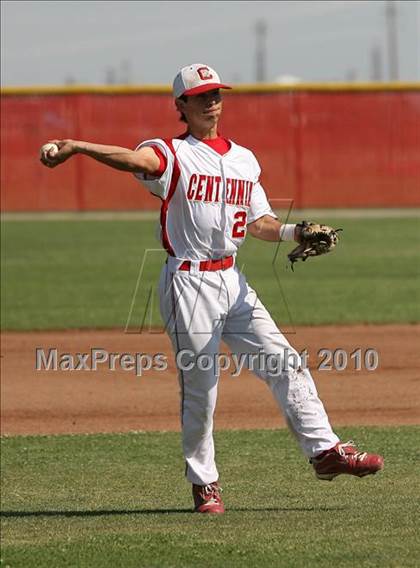 Thumbnail 2 in Centennial vs. Madera (CIF CS D1 Playoffs) photogallery.