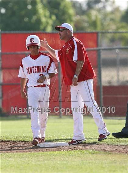 Thumbnail 3 in Centennial vs. Madera (CIF CS D1 Playoffs) photogallery.