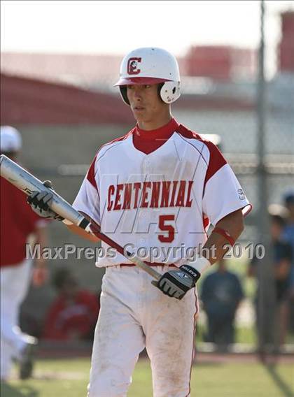 Thumbnail 1 in Centennial vs. Madera (CIF CS D1 Playoffs) photogallery.