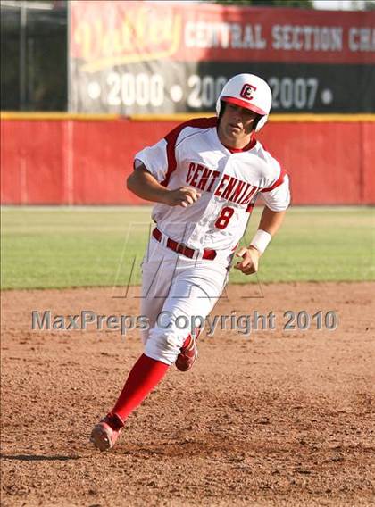 Thumbnail 1 in Centennial vs. Madera (CIF CS D1 Playoffs) photogallery.