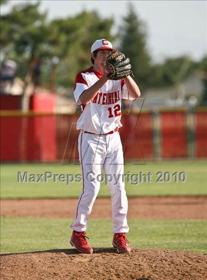Thumbnail 3 in Centennial vs. Madera (CIF CS D1 Playoffs) photogallery.
