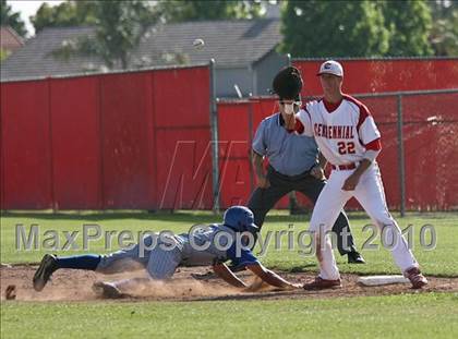 Thumbnail 2 in Centennial vs. Madera (CIF CS D1 Playoffs) photogallery.