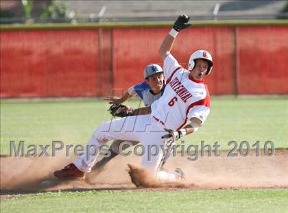Thumbnail 1 in Centennial vs. Madera (CIF CS D1 Playoffs) photogallery.