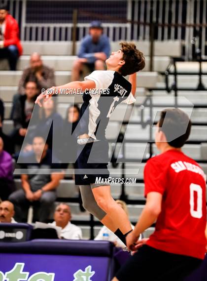 Thumbnail 2 in Montgomery vs. San Dieguito Academy (CIF SDS D2 Final) photogallery.