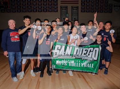 Thumbnail 3 in Montgomery vs. San Dieguito Academy (CIF SDS D2 Final) photogallery.