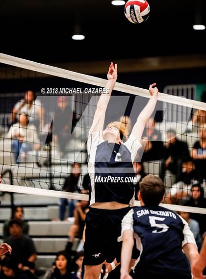 Thumbnail 2 in Montgomery vs. San Dieguito Academy (CIF SDS D2 Final) photogallery.