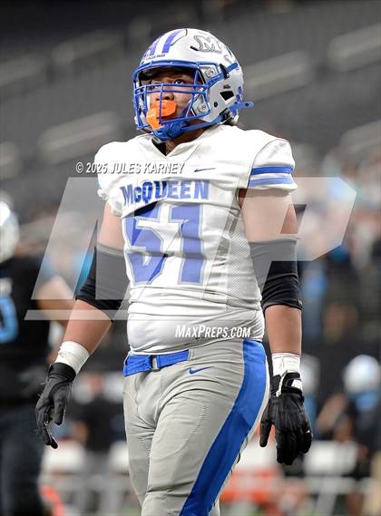 Thumbnail 1 in Pinecrest Academy Sloan Canyon vs McQueen (NIAA 4A Final) photogallery.