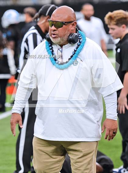 Thumbnail 3 in Pinecrest Academy Sloan Canyon vs McQueen (NIAA 4A Final) photogallery.