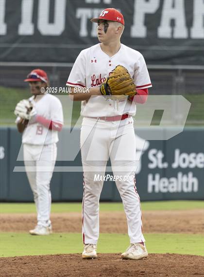 Thumbnail 1 in Lake Travis v Atascocita (UIL Baseball 6A D1 Semifinal Game 2) photogallery.