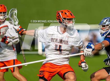Thumbnail 1 in Benjamin vs. Community School of Naples (FHSAA 1A Final) photogallery.