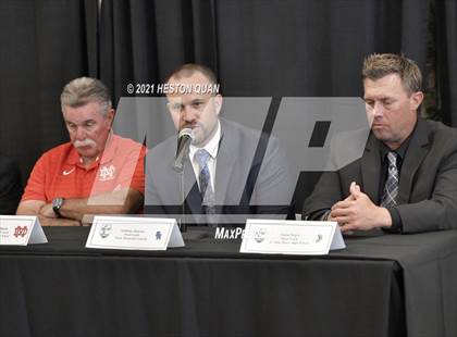 Thumbnail 1 in Trinity League Football Media Day  photogallery.