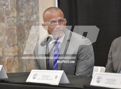 Thumbnail 1 in Trinity League Football Media Day  photogallery.