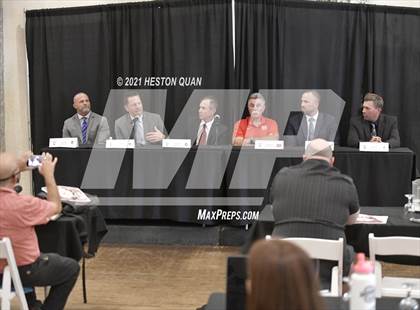 Thumbnail 1 in Trinity League Football Media Day  photogallery.