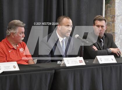 Thumbnail 2 in Trinity League Football Media Day  photogallery.