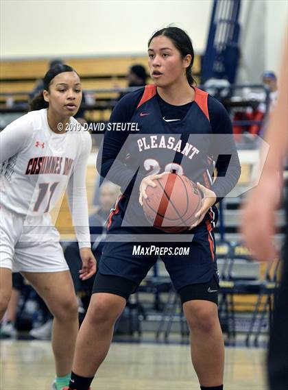 Thumbnail 2 in Pleasant Grove vs. Cosumnes Oaks (Trojan Toss Up) photogallery.
