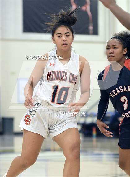 Thumbnail 1 in Pleasant Grove vs. Cosumnes Oaks (Trojan Toss Up) photogallery.