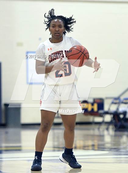Thumbnail 2 in Pleasant Grove vs. Cosumnes Oaks (Trojan Toss Up) photogallery.