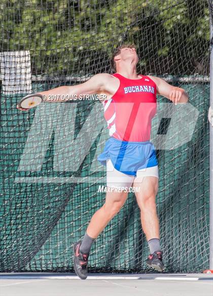 Thumbnail 2 in CIF State Track and Field Championships (Boys Discus Finals) photogallery.