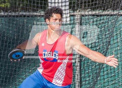 Thumbnail 1 in CIF State Track and Field Championships (Boys Discus Finals) photogallery.