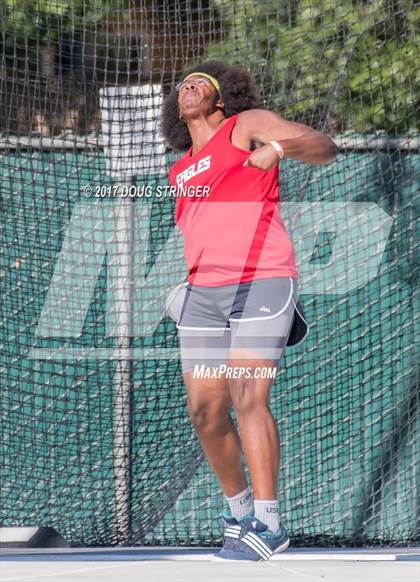 Thumbnail 2 in CIF State Track and Field Championships (Boys Discus Finals) photogallery.