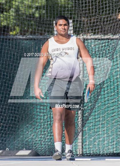 Thumbnail 1 in CIF State Track and Field Championships (Boys Discus Finals) photogallery.