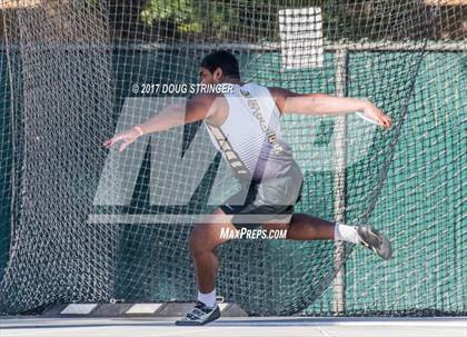 Thumbnail 2 in CIF State Track and Field Championships (Boys Discus Finals) photogallery.