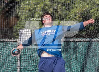 Thumbnail 1 in CIF State Track and Field Championships (Boys Discus Finals) photogallery.