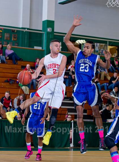 Thumbnail 2 in Monticello vs. Liberty (Sullivan County BCANY vs. Cancer Classic) photogallery.