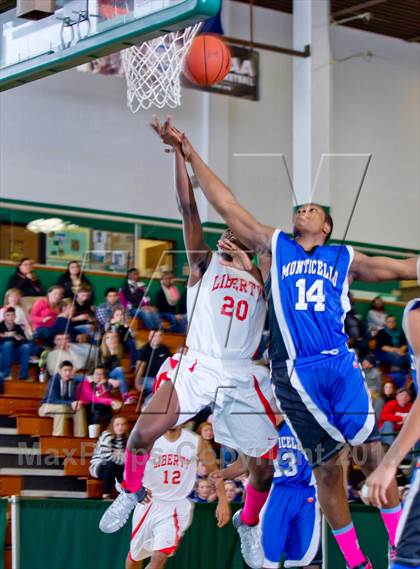 Thumbnail 2 in Monticello vs. Liberty (Sullivan County BCANY vs. Cancer Classic) photogallery.