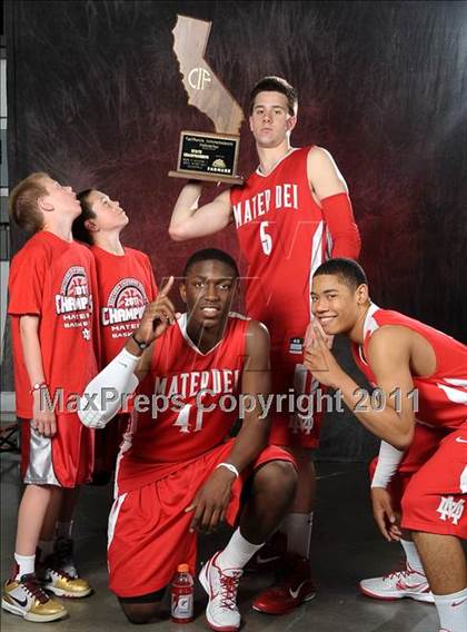 Thumbnail 2 in Mater Dei (CIF State D1 Award Photos) photogallery.