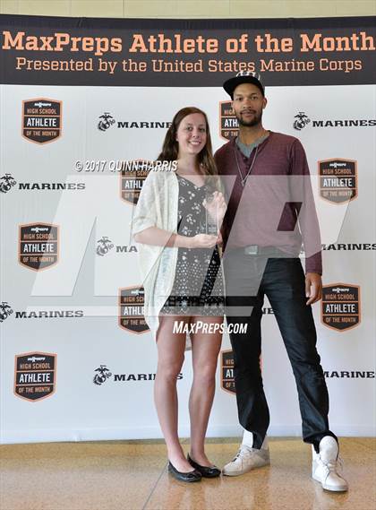 Thumbnail 1 in Marines H. S. Female Athlete of the Month - Allison Papesh photogallery.
