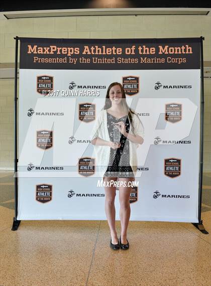 Thumbnail 1 in Marines H. S. Female Athlete of the Month - Allison Papesh photogallery.
