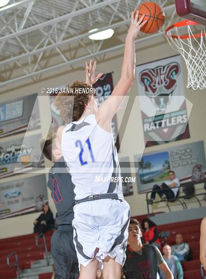 Thumbnail 3 in Saddleback Valley Christian vs. Pinnacle (Rancho Mirage Holiday Invitational) photogallery.